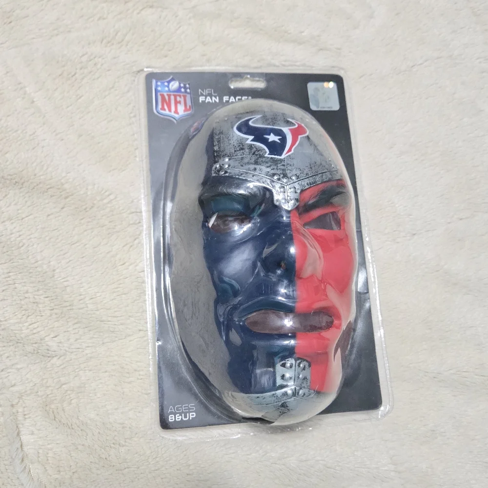 NFL Football Houston Texans Mask Fan Face Mask, OS NEW